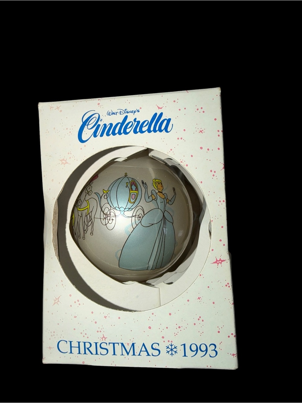 Walt Disney Cinderella Christmas Ornament - 1993